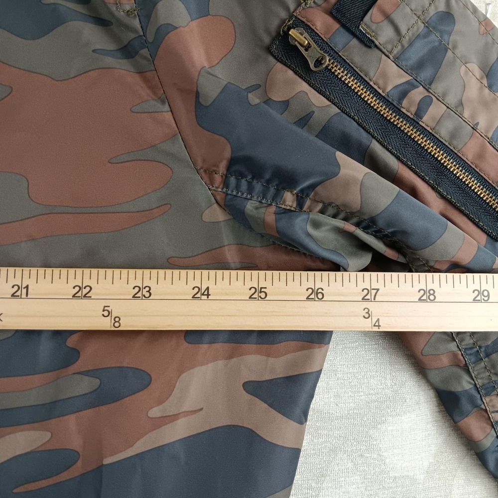 American Eagle Outfitters Camo Bomber Jacket Mens XL Lightweight Zip Front *Read - Picture 3 of 10